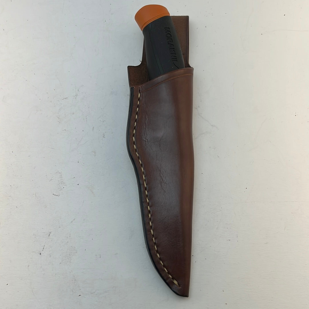 Ragweed Forge Mora Knife Sheath #1 6oz Leather(Fits Basic, Pro-series, Companion Great!) Hand Made in our leather shop!