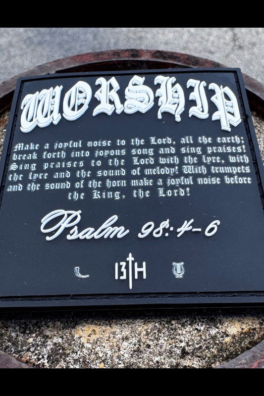 Worship PVC Patch