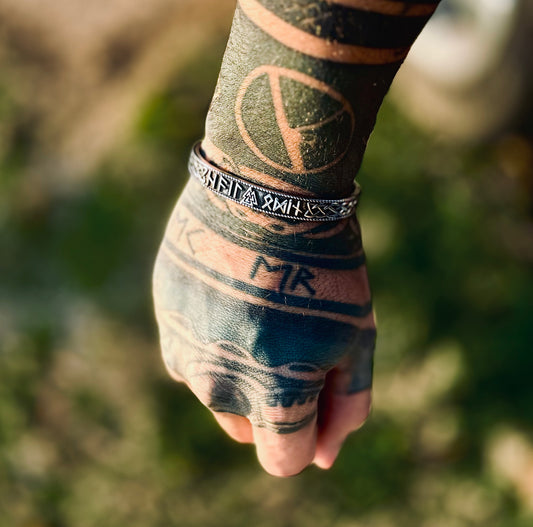“Hail Odin” Runic Bracelet