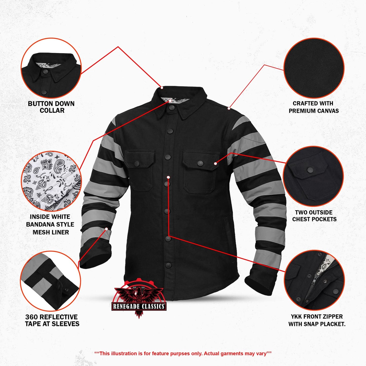 Stripelock Men’s Canvas Shirt