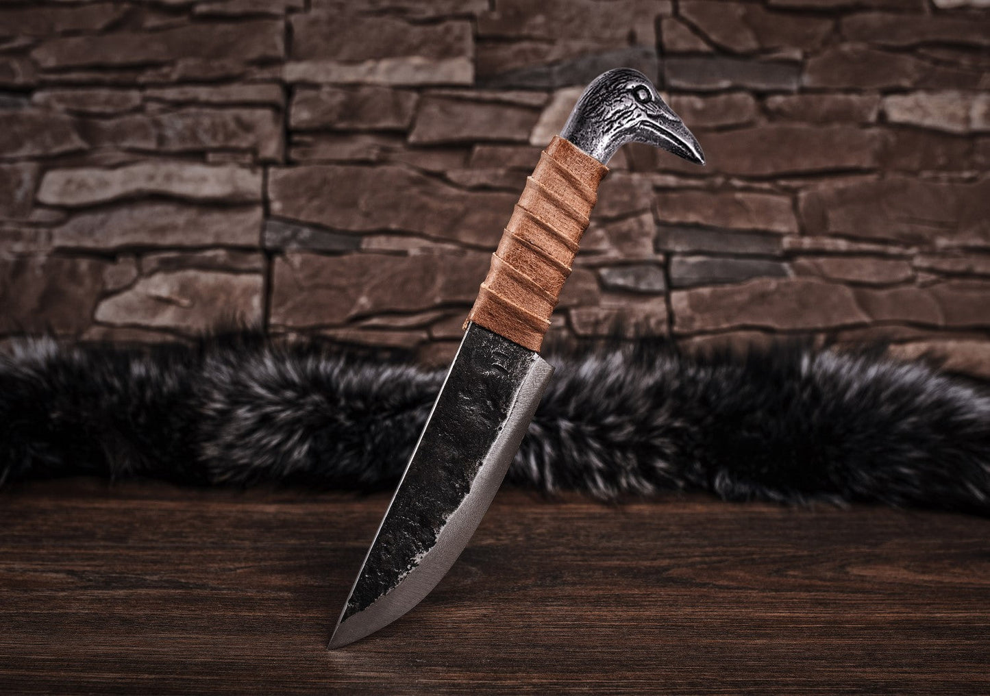 Raven Hilt Knife - 5.5" Blade