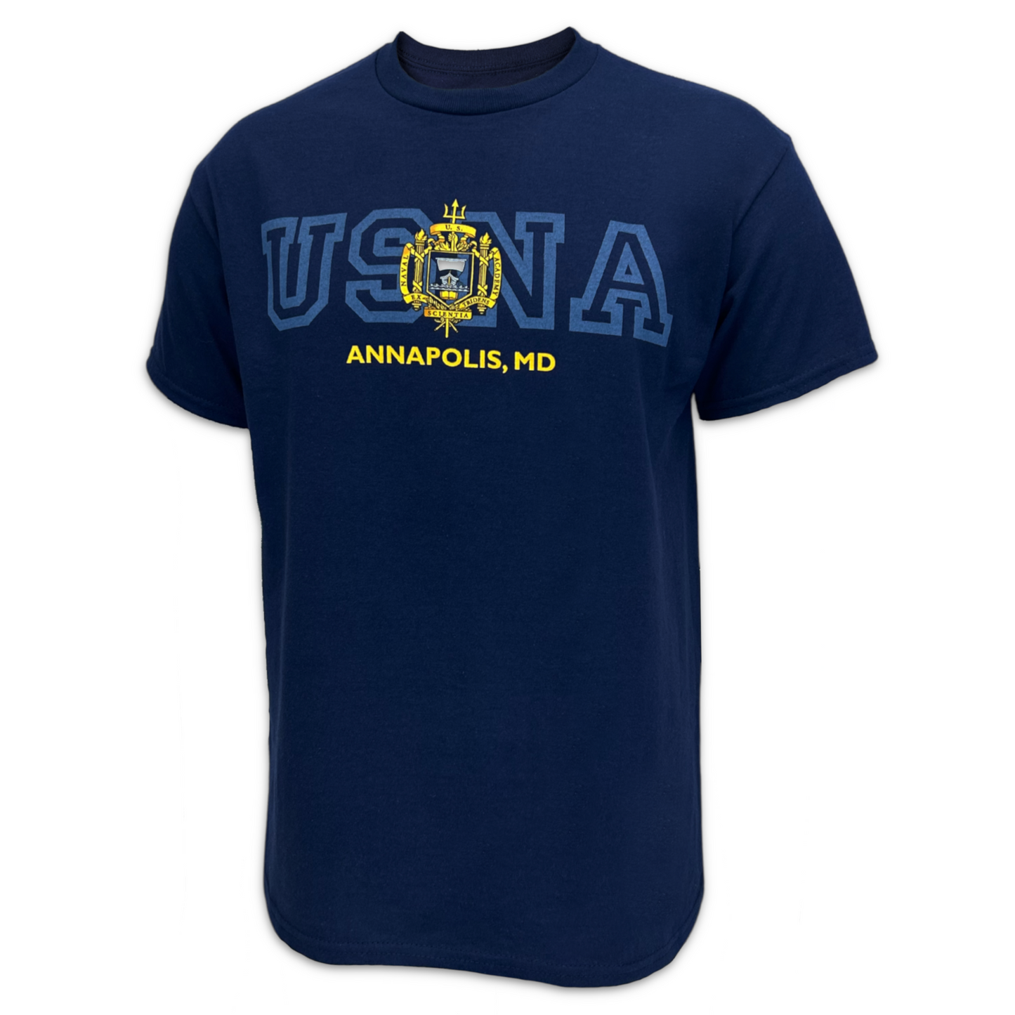 USNA Crest T-Shirt (Navy)