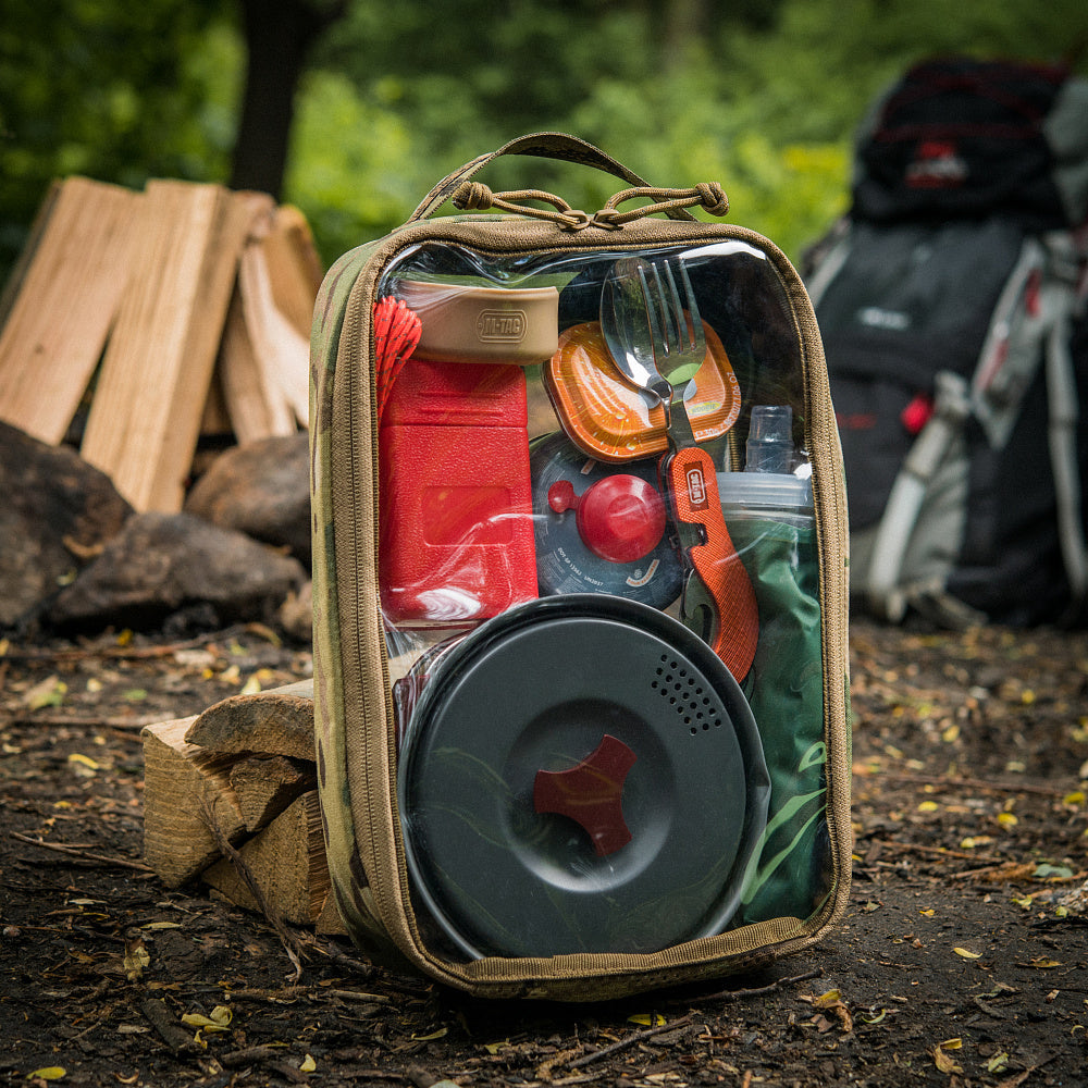 M-Tac Utility Organizer Transparent Elite (Large) (11.8" x 7.5")