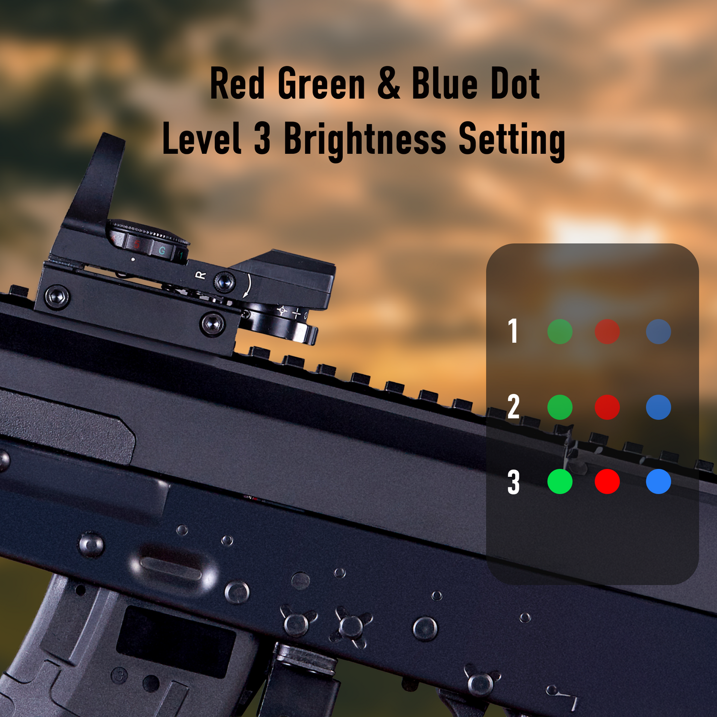 Pinty Nova 4-in-1 Emoji Reticle Dot Sight