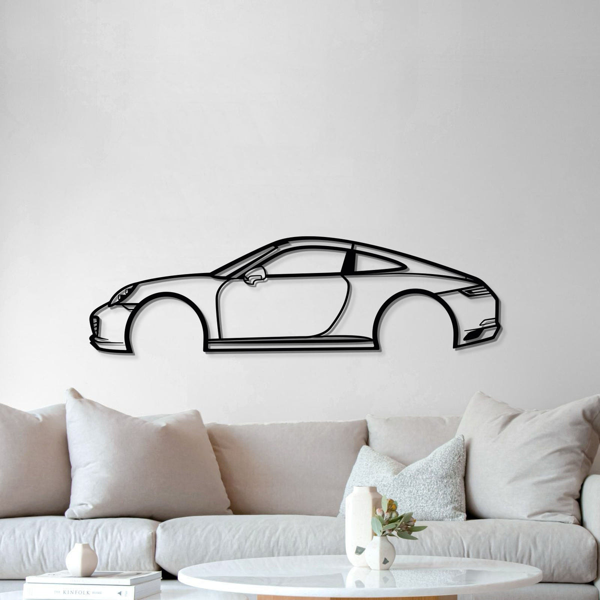 Carrera 911 Metal Car Wall Art - MT0577