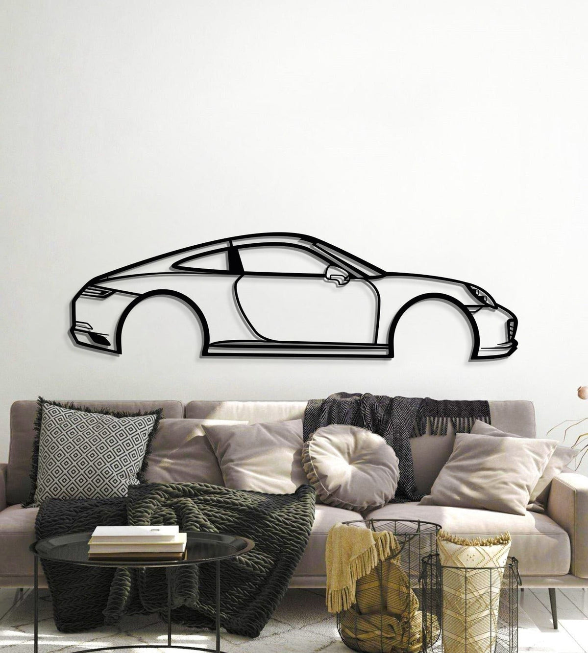 Carrera 911 Metal Car Wall Art - MT0577