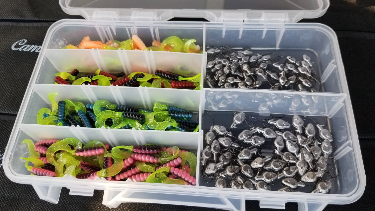 Cam's All Day Fishermen Curly Tail Grub Assortment Package