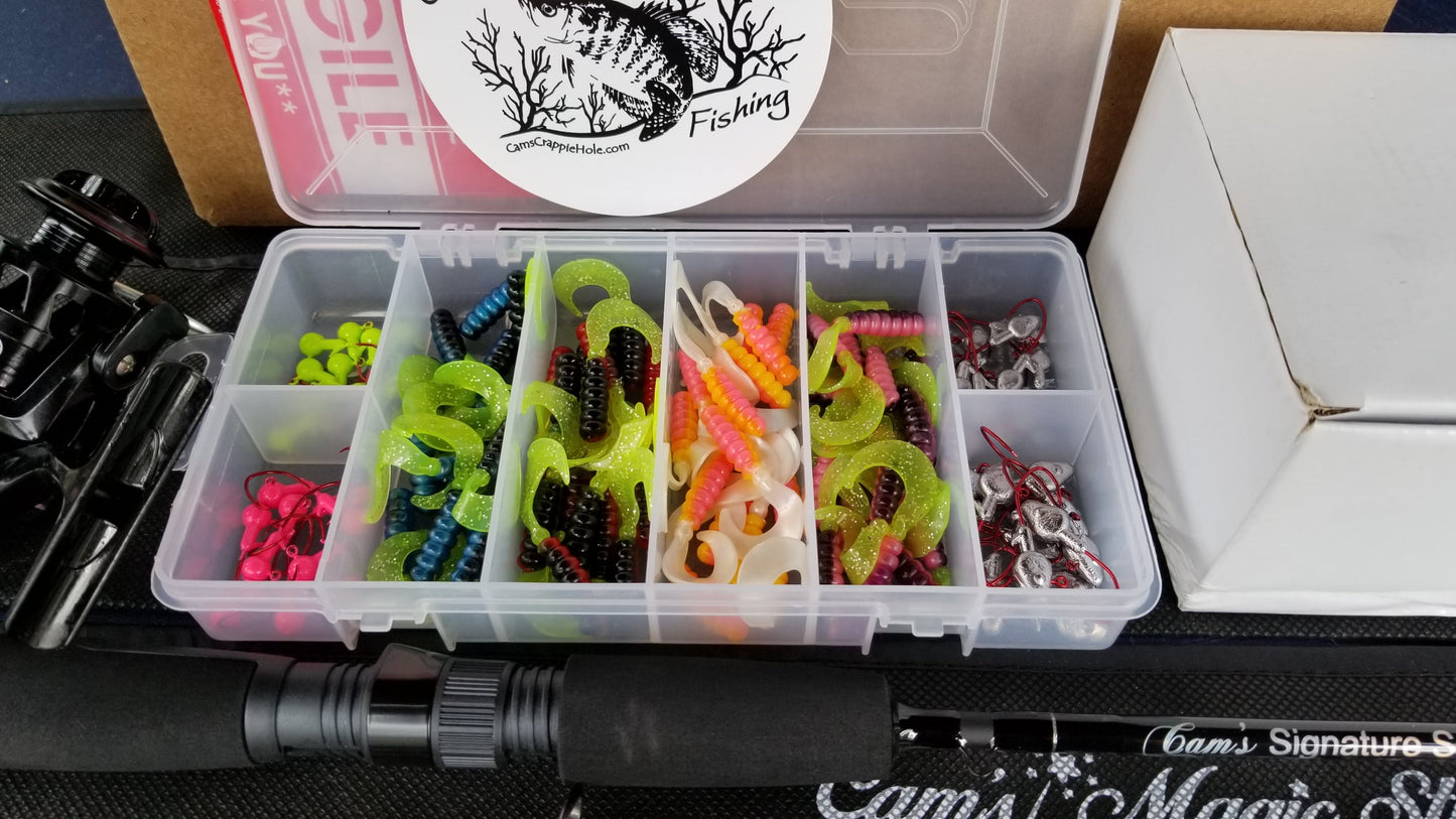 Cam's Complete Kit Signature Series "BlackedOut Titanium" 6'6 Rod and Reel Kit