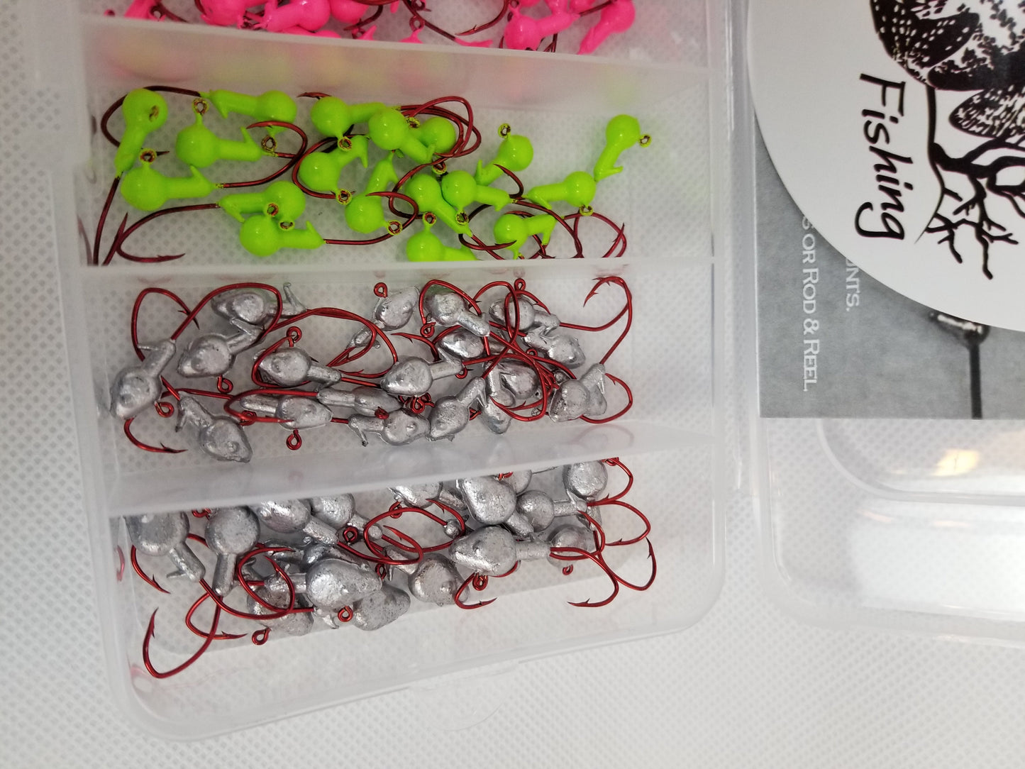 Cam's 60pc. Hand Painted Assortment "Nasty Bend Hooks" Jighead Kit