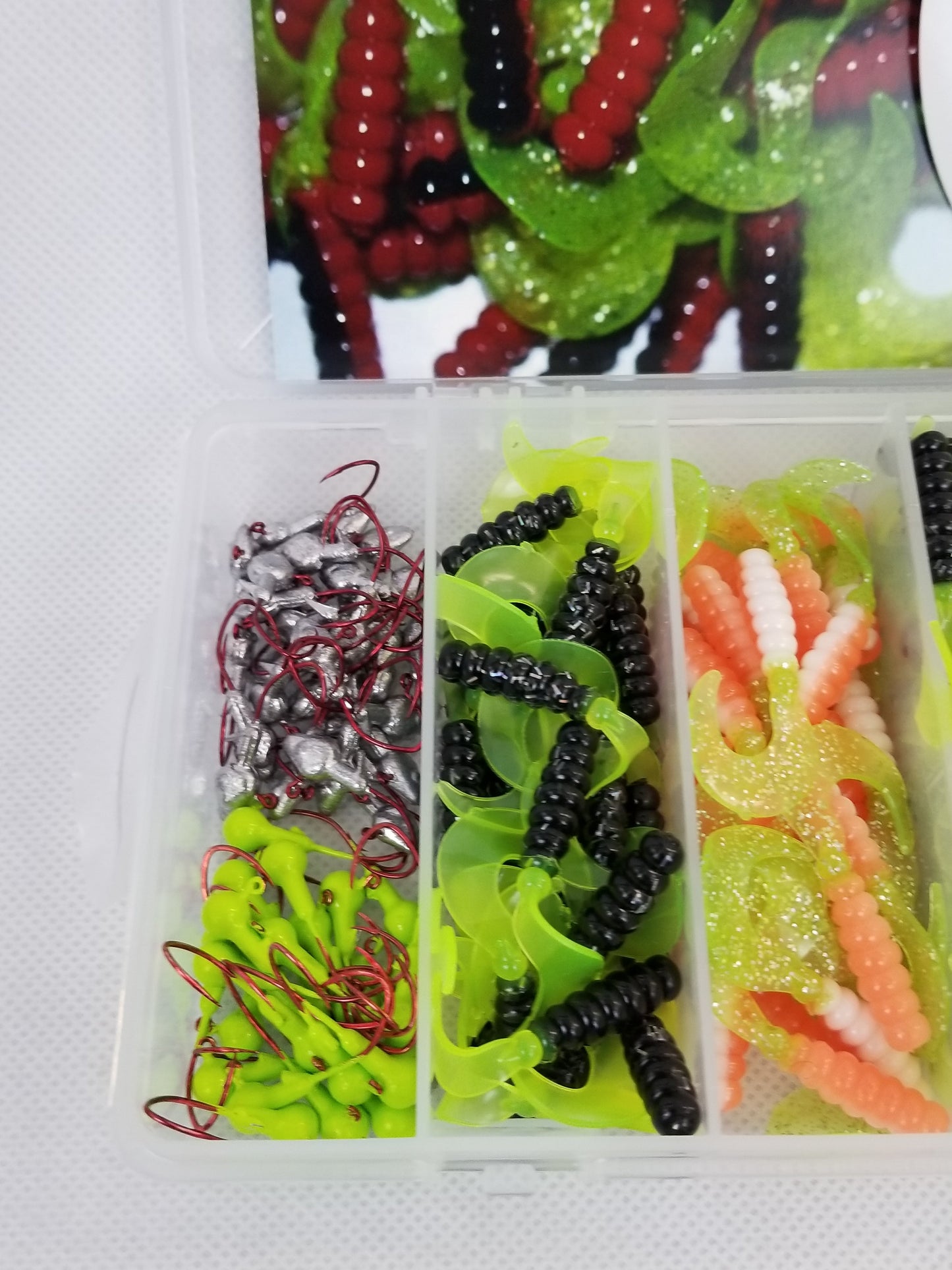 Cam's Complete 6'6" "Orange Poseidon" Titanium 10+1 (BB) Ball Bearing Reel Signature Series Curly Tail Combo  Special