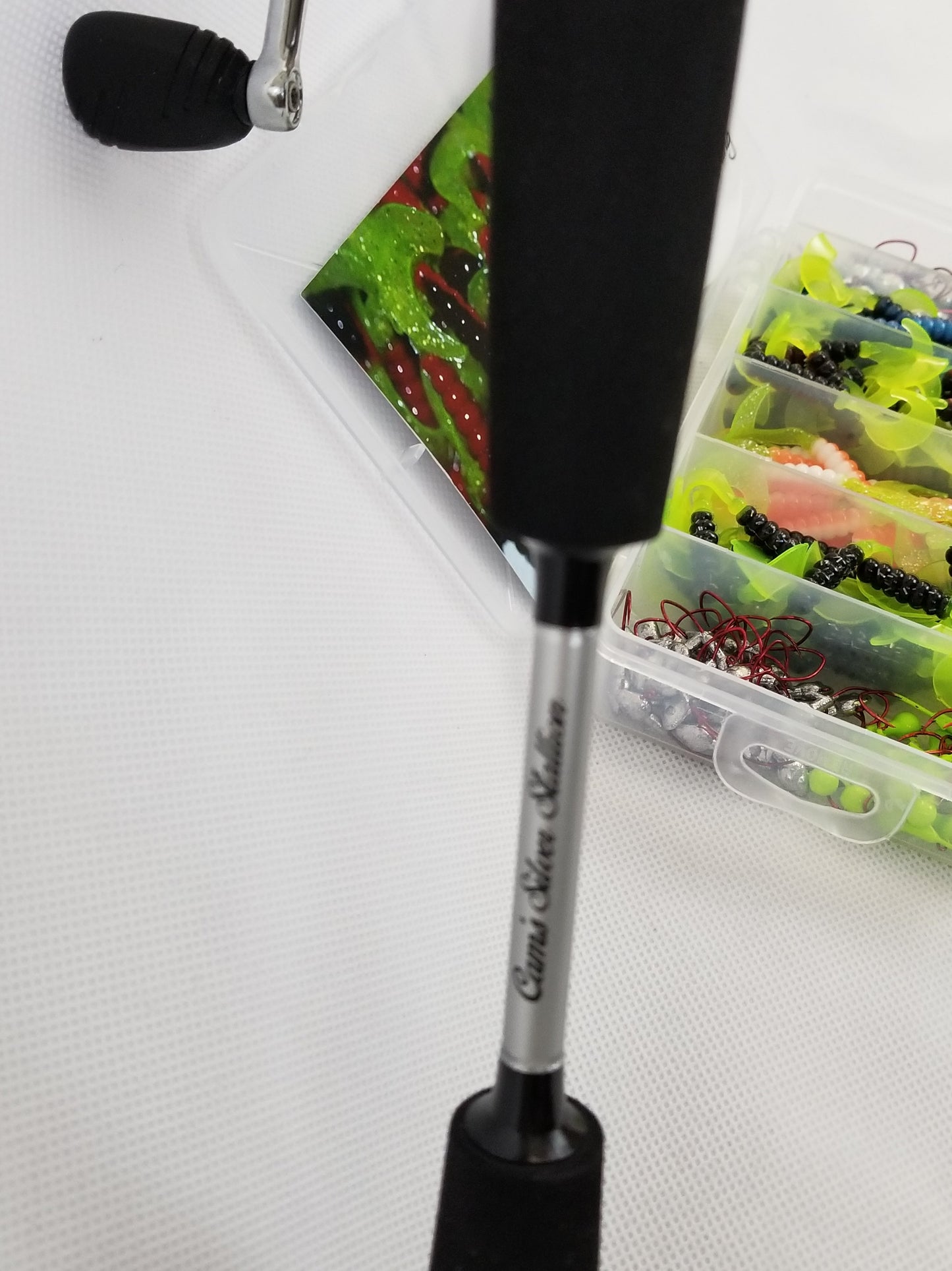 Cam's Complete 6'6" "Silver Stallion" Titanium 10+1 (BB) Ball Bearing Reel Signature Series Curly Tail Combo  Special