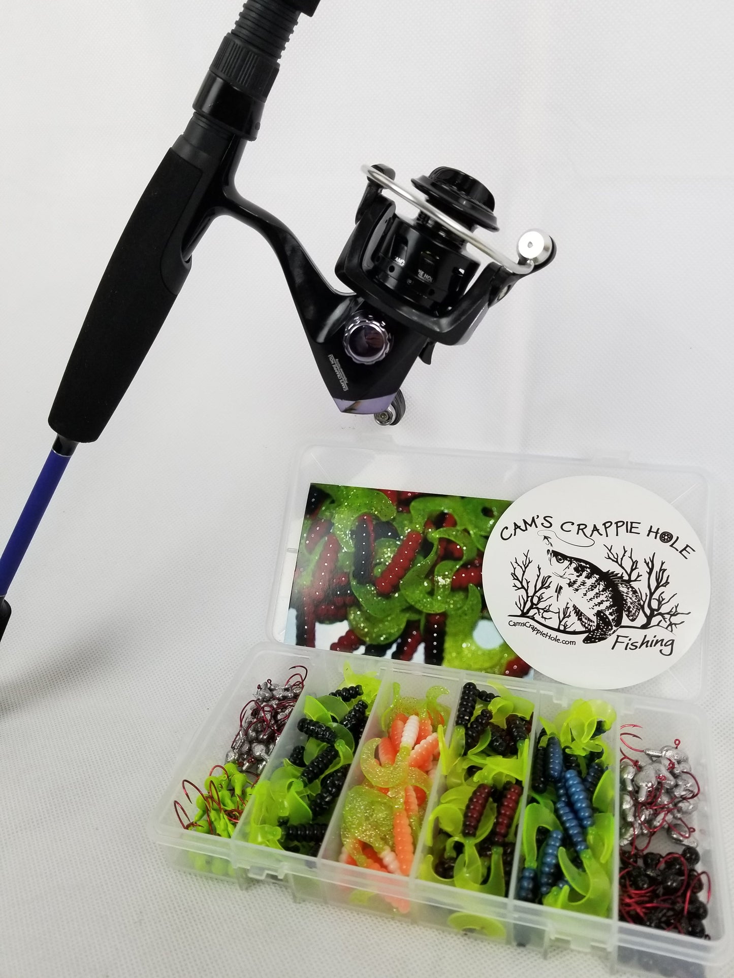 Cam's Complete "Blue Thunder" Titanium 6'6" 10+1 (BB) Ball Bearing Reel Signature Series Curly Tail Combo  Special