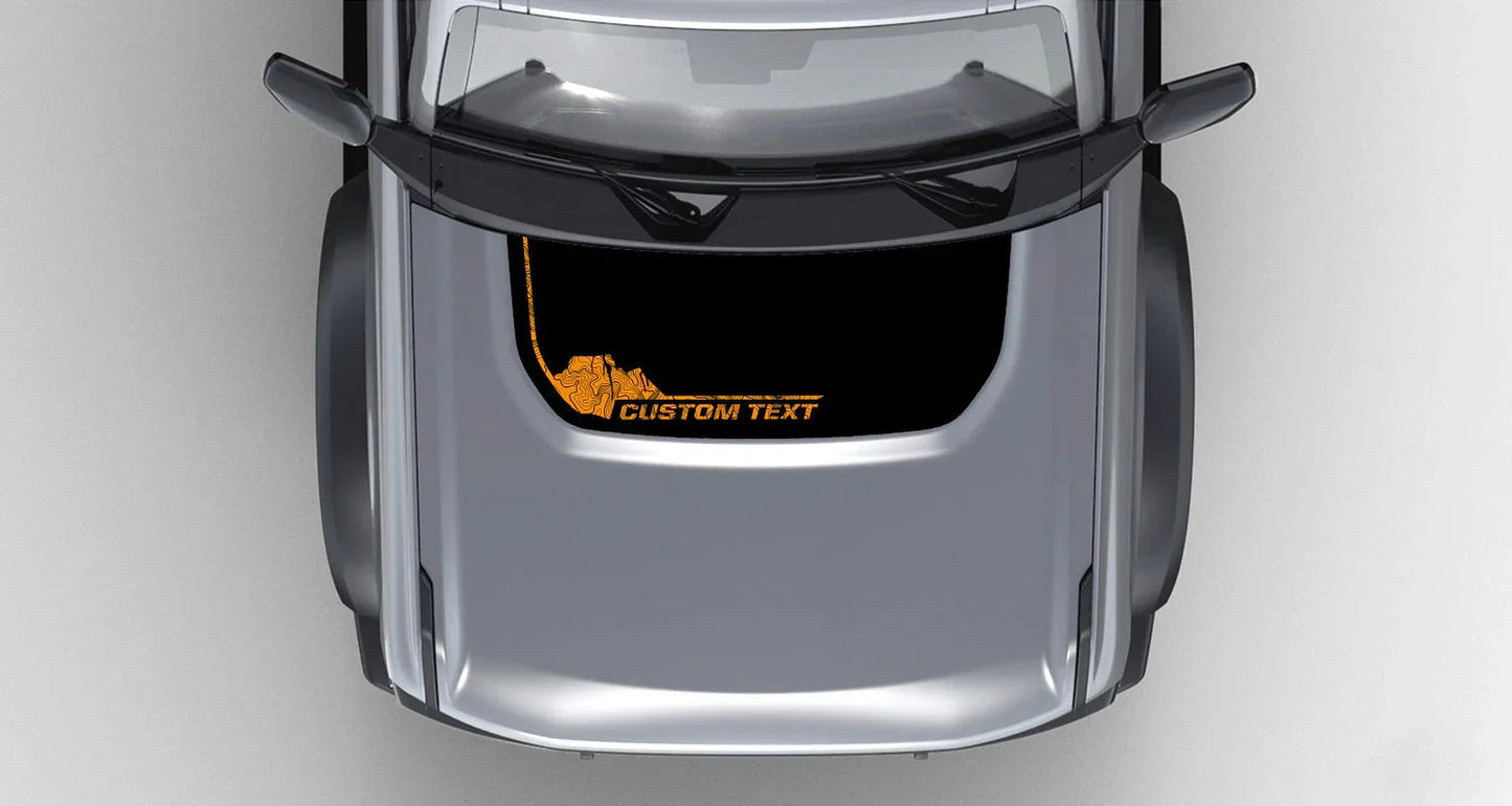 Badlands South Dakota Stealth Hood Overlay (Printed Series) - 2021+ Bronco