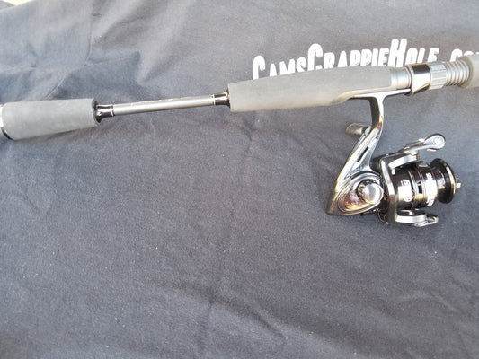 Cam's 7(BB)The Raven [BlackBird] Xtralite  6'2" ft. Rod & Reel Spinning Combo