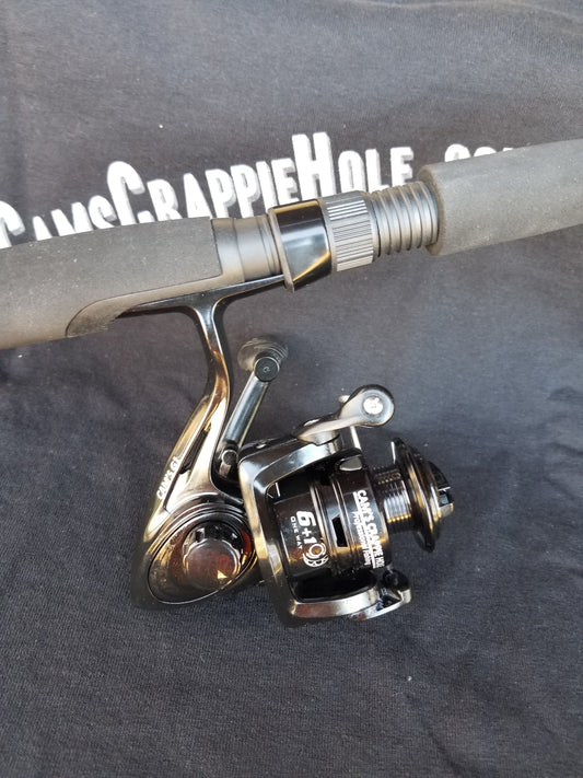 Cam's 7(BB)The Raven [BlackBird] Xtralite  6'6" ft. Rod & Reel Spinning Combo