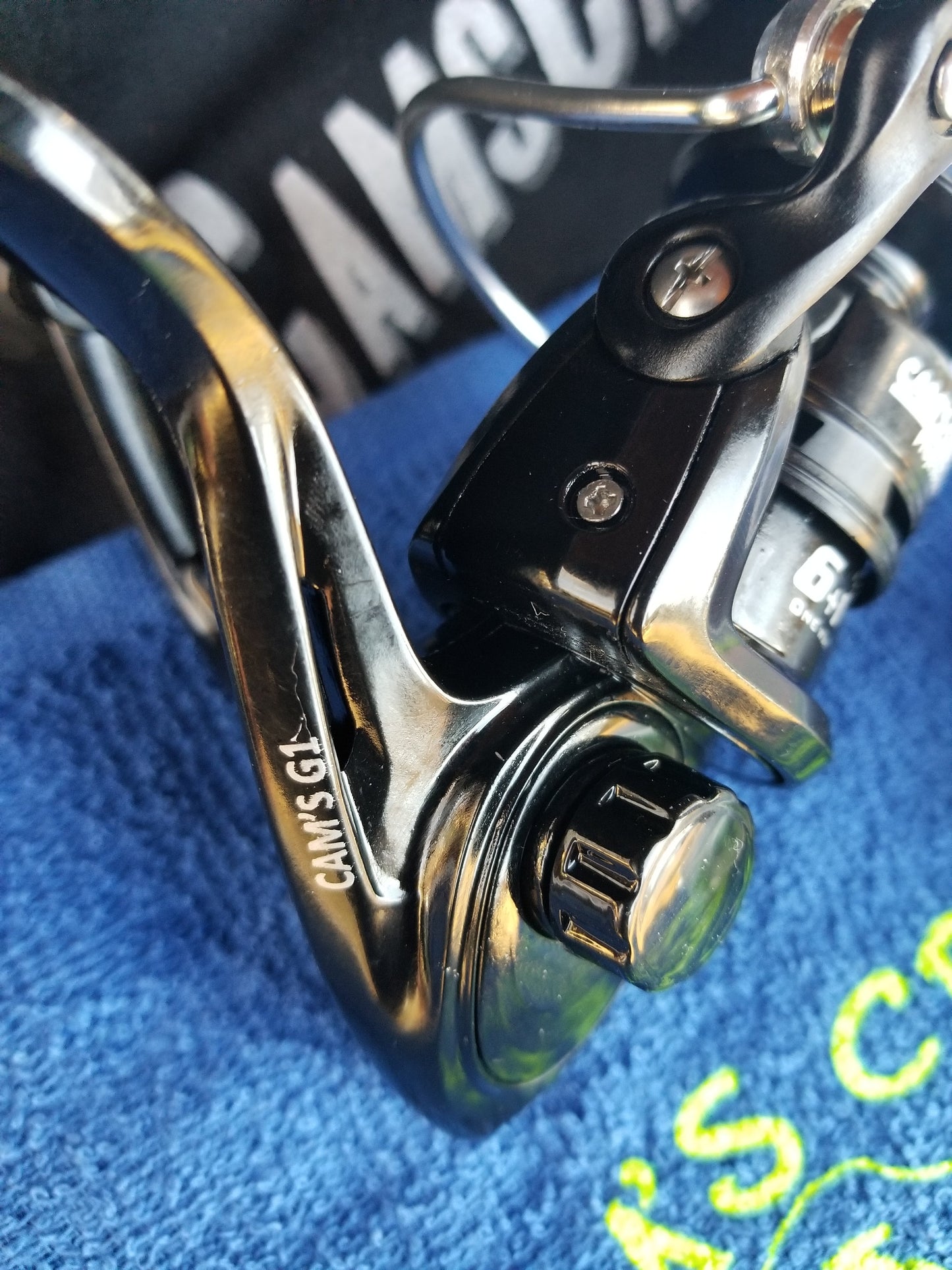 Cam's The Raven Complete 6ft. [BlackBird] Xtralite 7 (BB) Ball Bearing Reel Curly Tail Combo Special