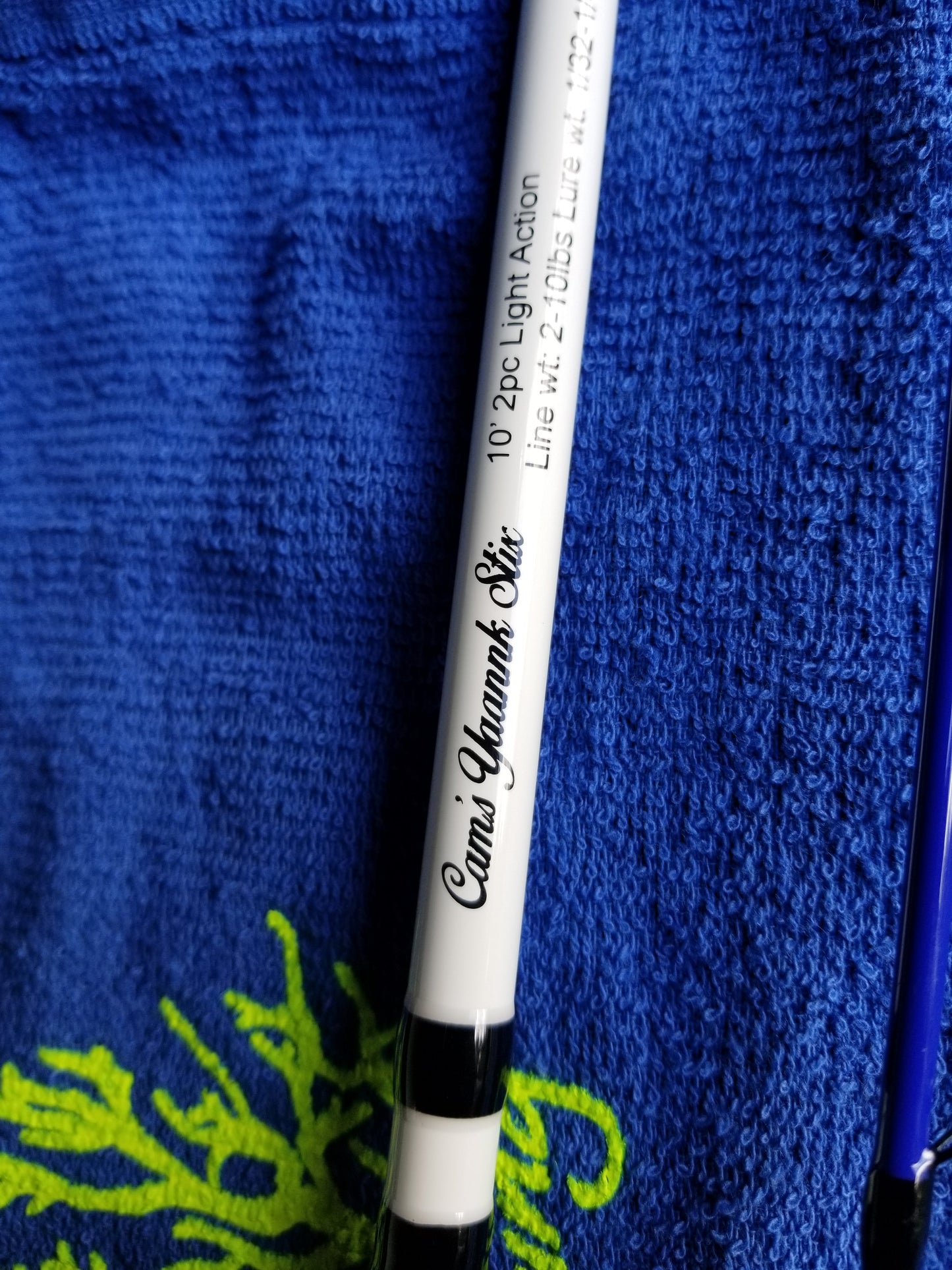 Cam's 10ft. 2pc. Yaannk Stik + 7 BB Cam's Xtralite Reel