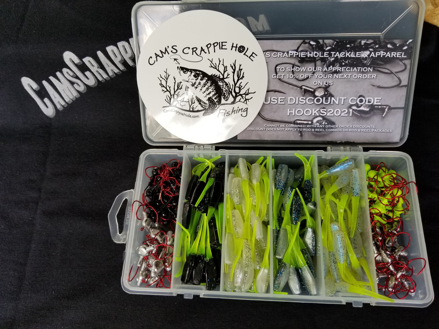 Cam's Clear Water Stinger Shad Kit (Exclusive Cam's Crappie Hole)