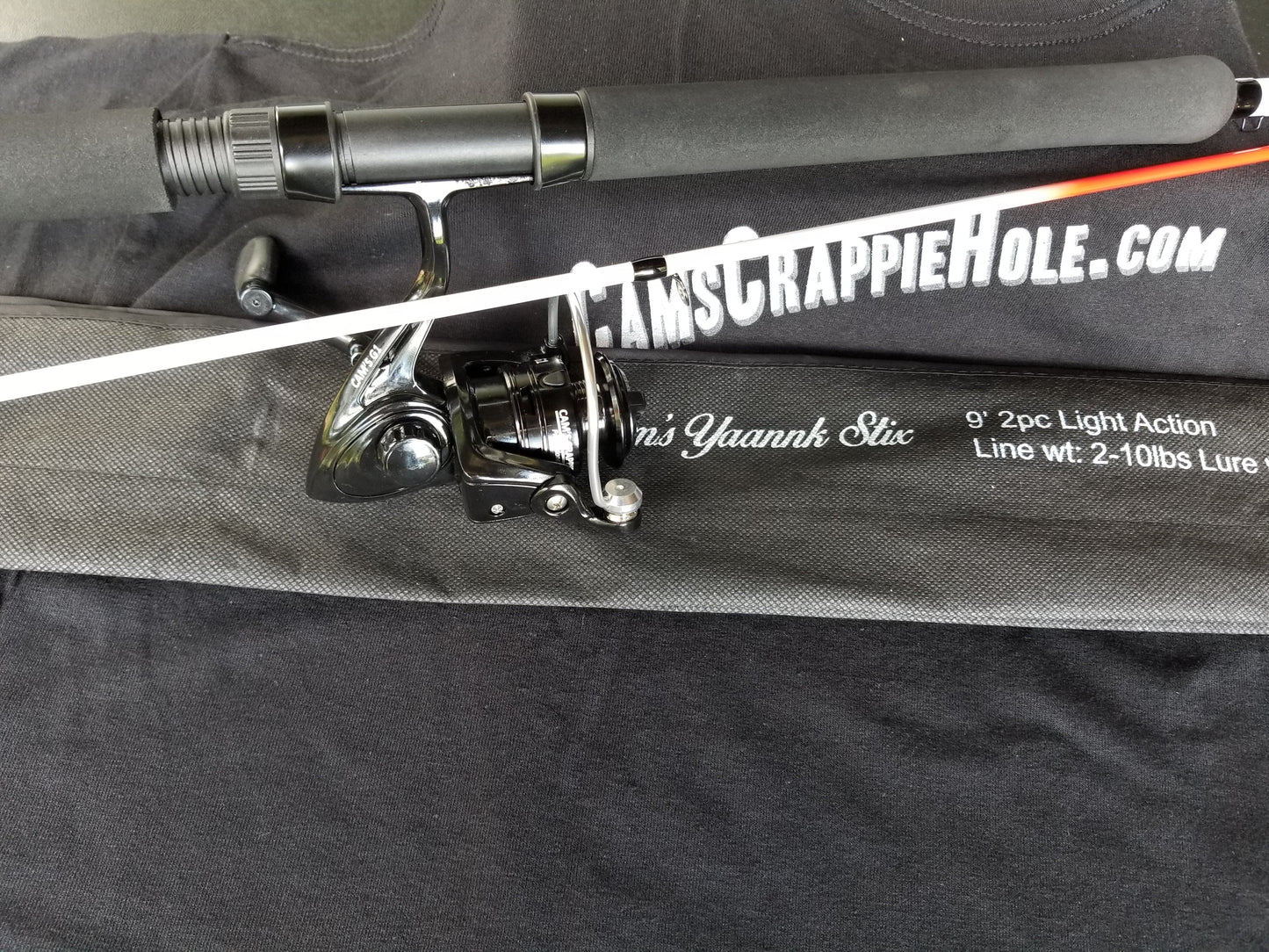 Cam's 9ft. 2pc. Yaannk Stik + 9 (BB) Cam's Xtralite Reel