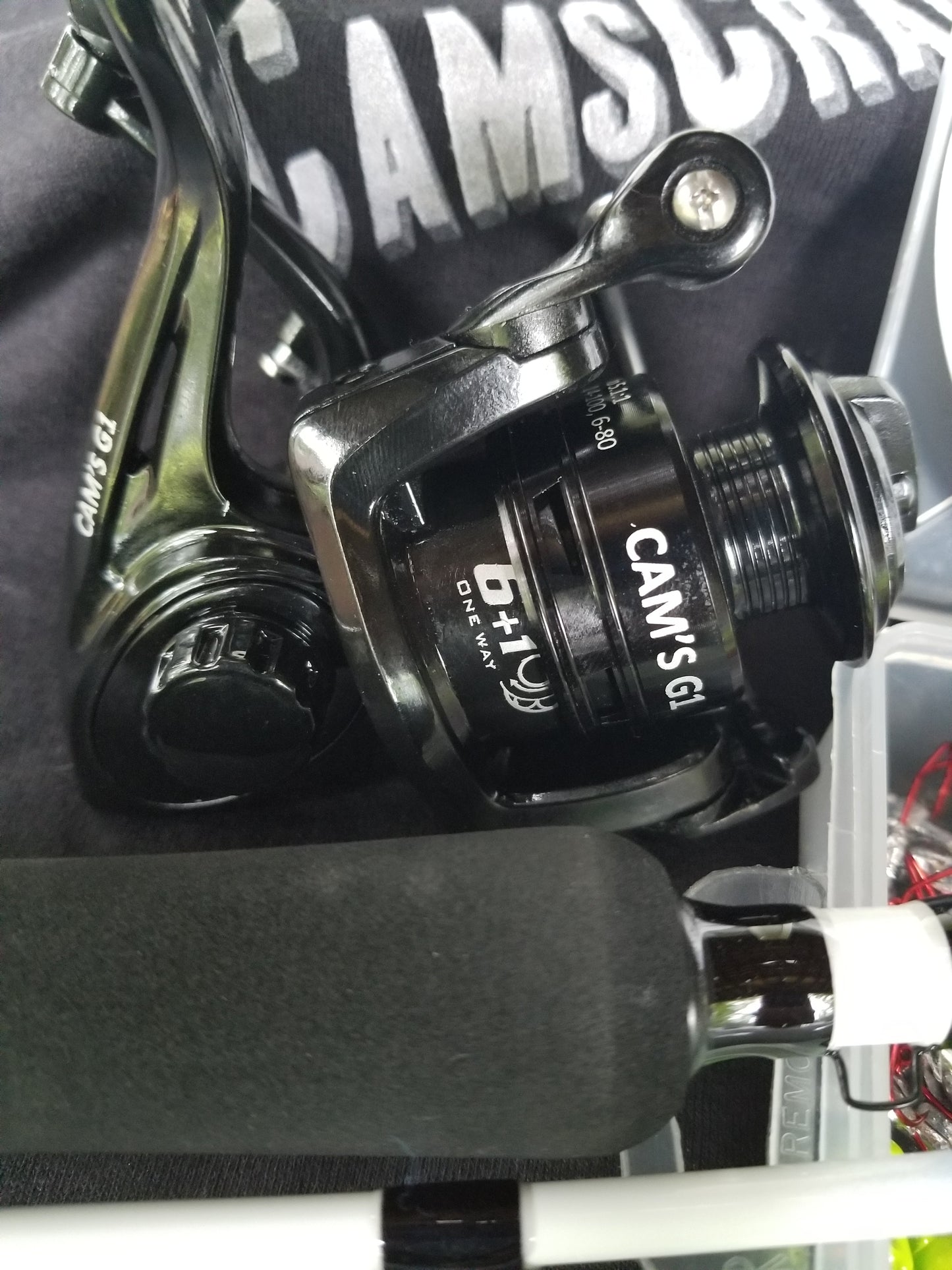 Cam's 10ft Yaannk Stick Combo Rod and Reel Tri-Color Tube Kit