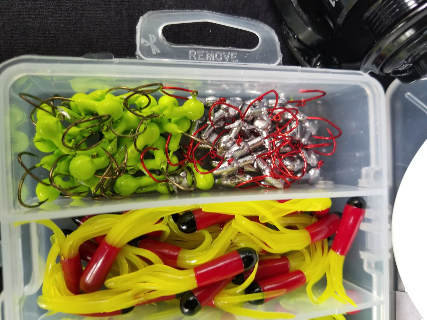 Cam's 10ft Yaannk Stick Combo Rod and Reel Tri-Color Tube Kit