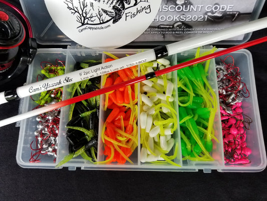 Cam's 9ft Yaannk Stick Combo Rod and Reel  1.5" Stinger Kit