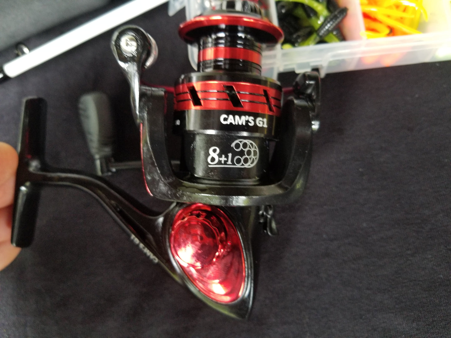 Cam's 9ft Yaannk Stick Combo Rod and Reel Tri-Color Tube Kit