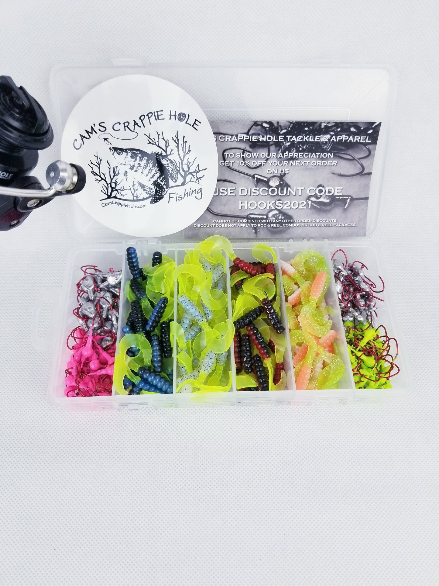 Cam's Complete 6'6" "Silver Stallion"  6+1 (BB) Ball Bearing Reel Signature Series Curly Tail Combo  Special