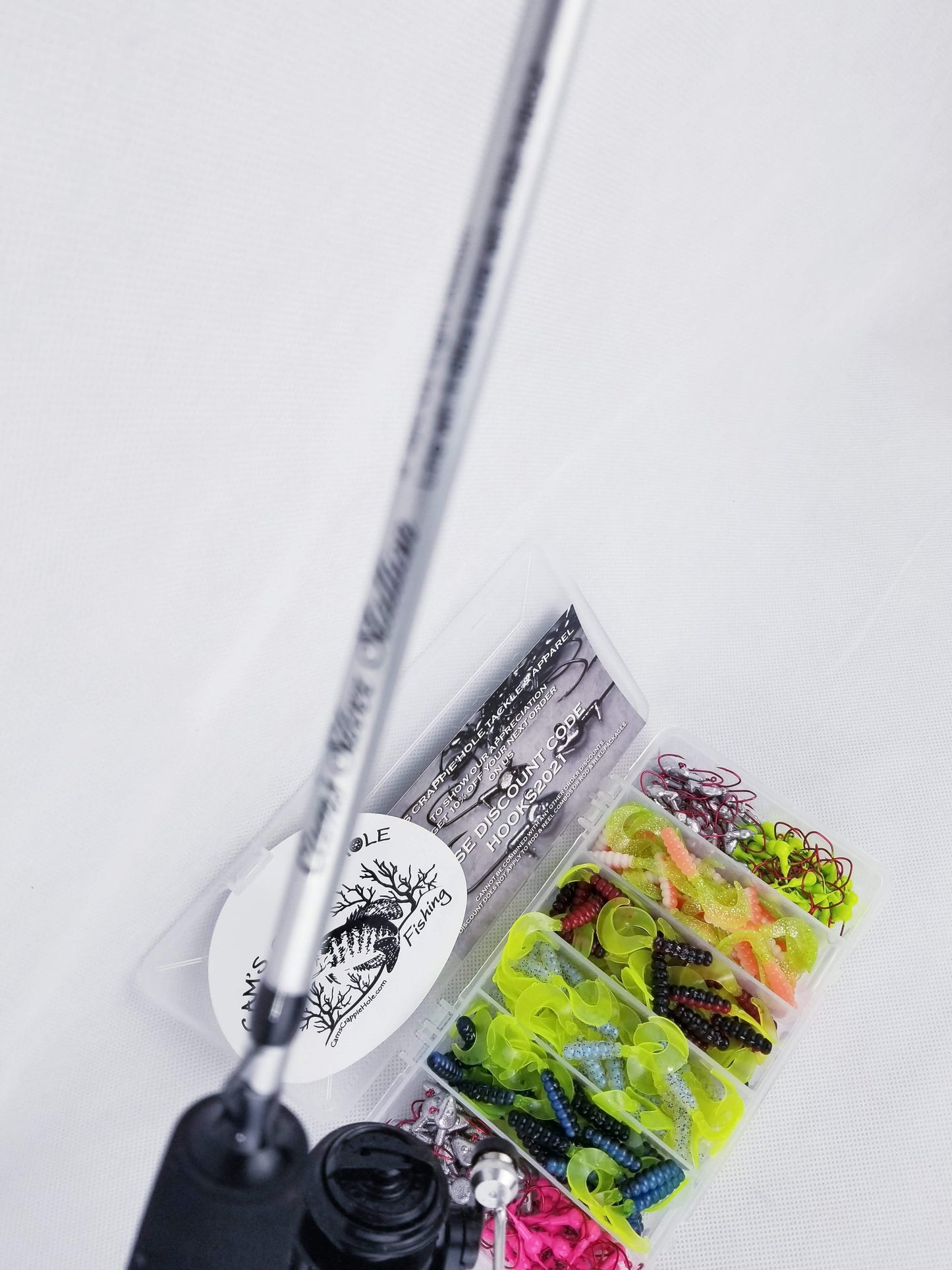 Cam's Complete 6'6" "Silver Stallion"  6+1 (BB) Ball Bearing Reel Signature Series Curly Tail Combo  Special