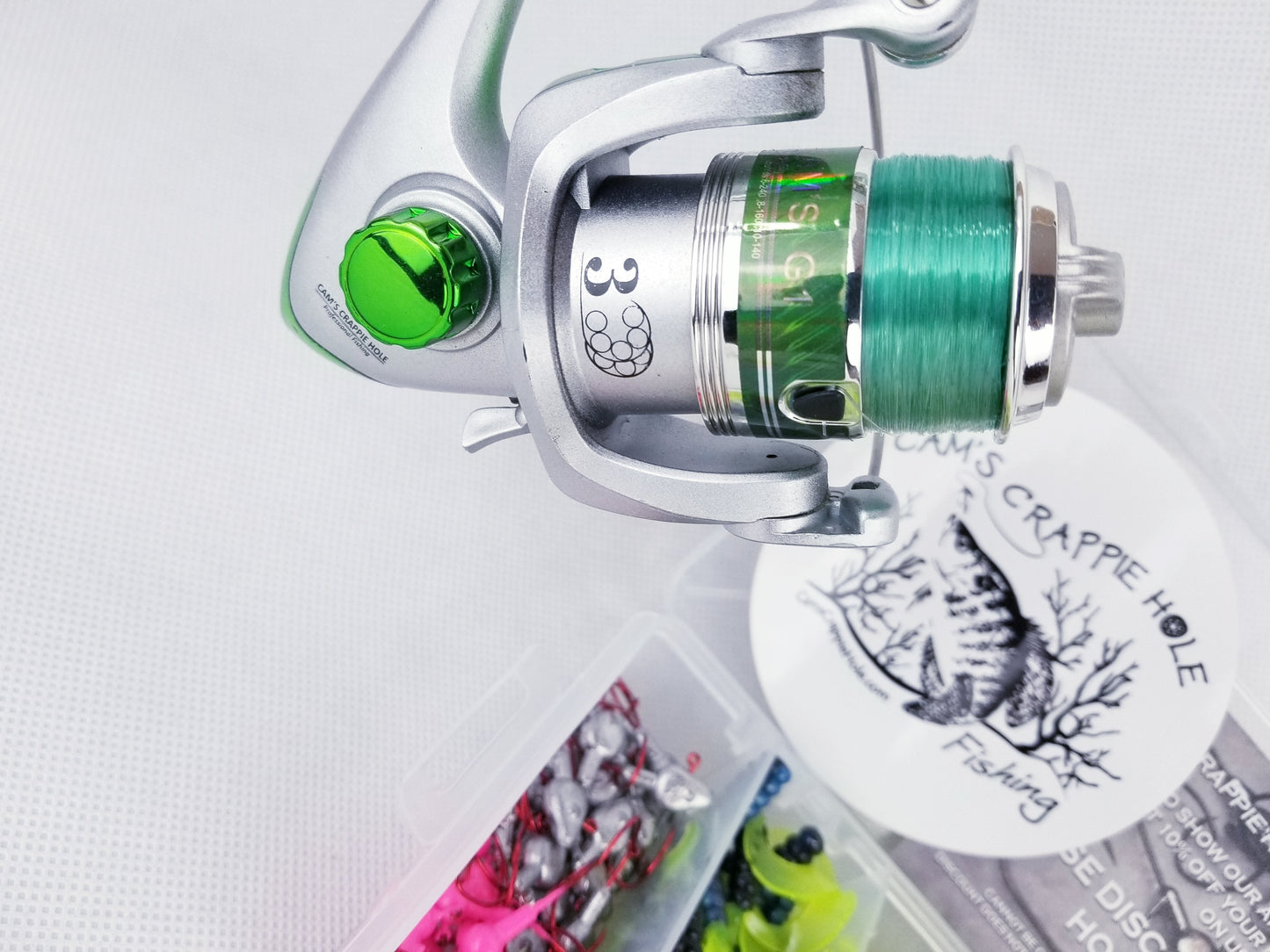 Cam's "CRAPPIE KILLER" Emerald Nasty Stik  MicroLite Rod and Reel KIT