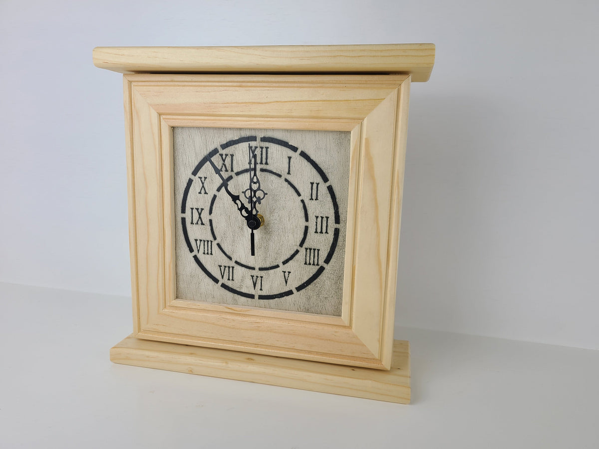 "Peacemaker” Wooden Gun Concealment Clock