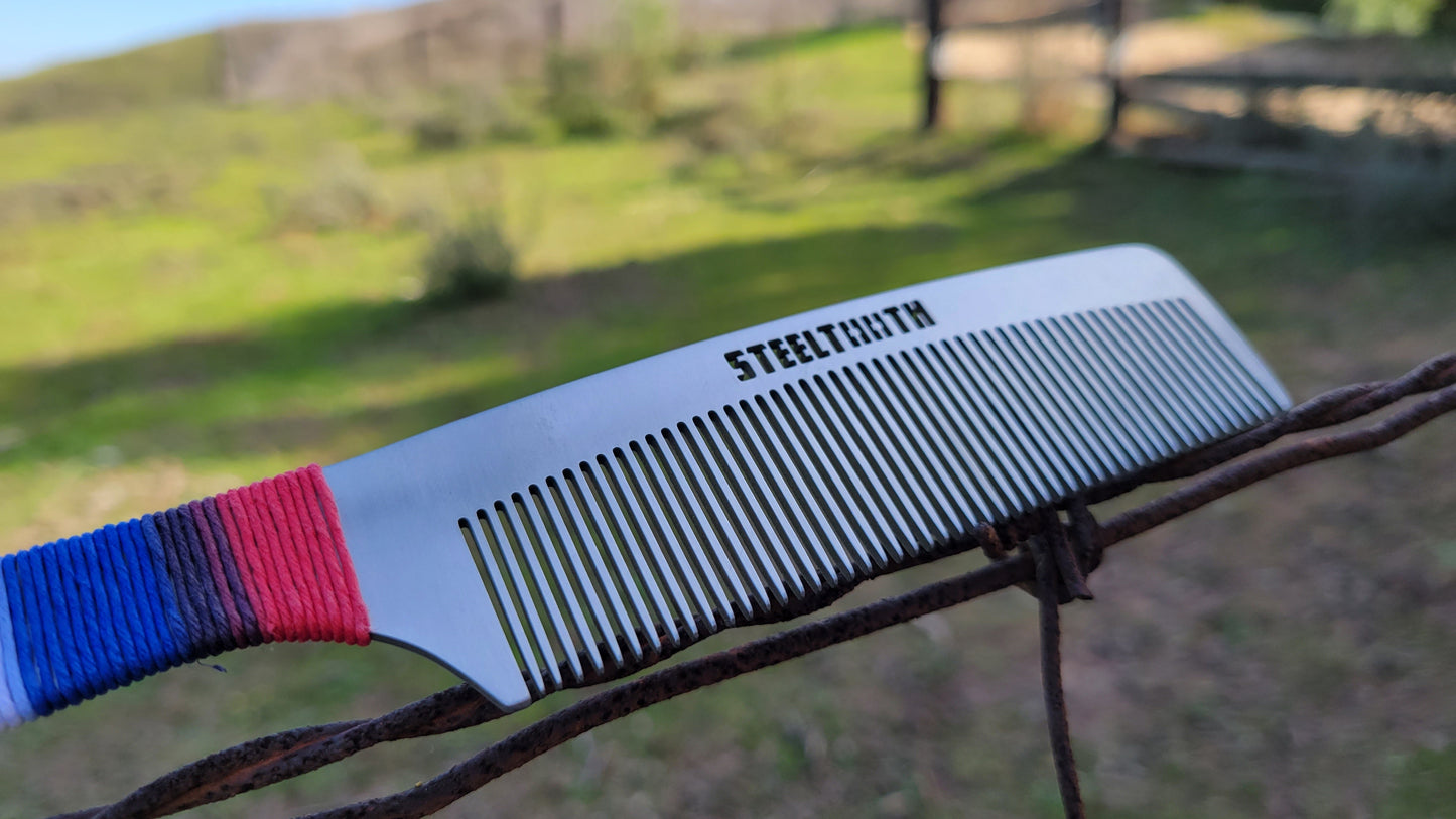 Captain Patriot: The Premier American-Themed Stainless Steel Comb Limited Edition