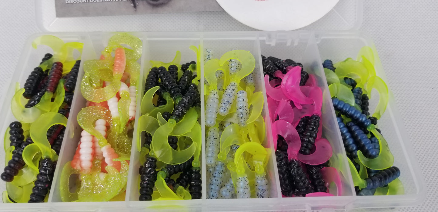 Cam's Complete All Plastic  Curly Tail [Hologram Flake] Assortment Package Kit