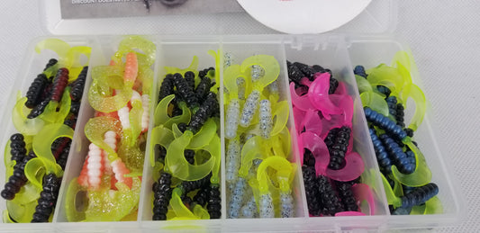 Cam's Complete All Plastic  Curly Tail [Hologram Flake] Assortment Package Kit