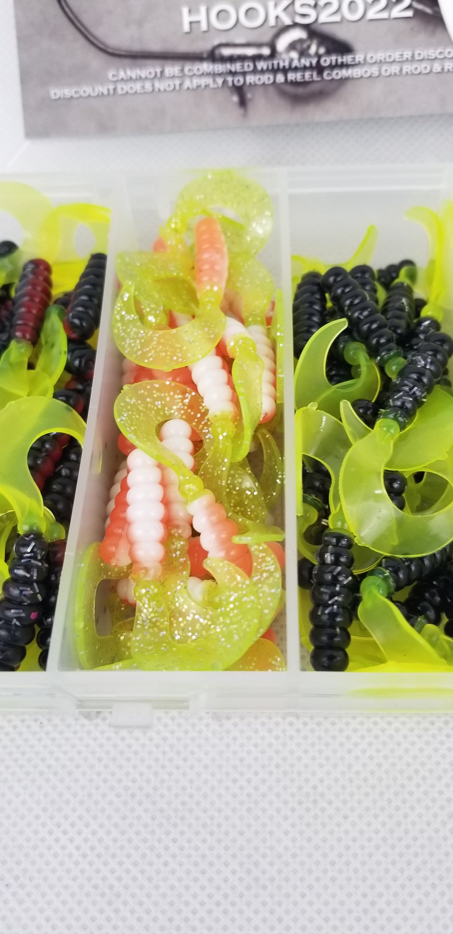 Cam's Complete All Plastic  Curly Tail [Hologram Flake] Assortment Package Kit