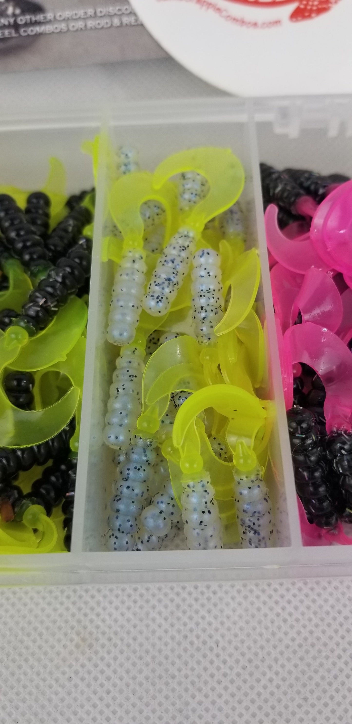 Cam's Complete All Plastic  Curly Tail [Hologram Flake] Assortment Package Kit