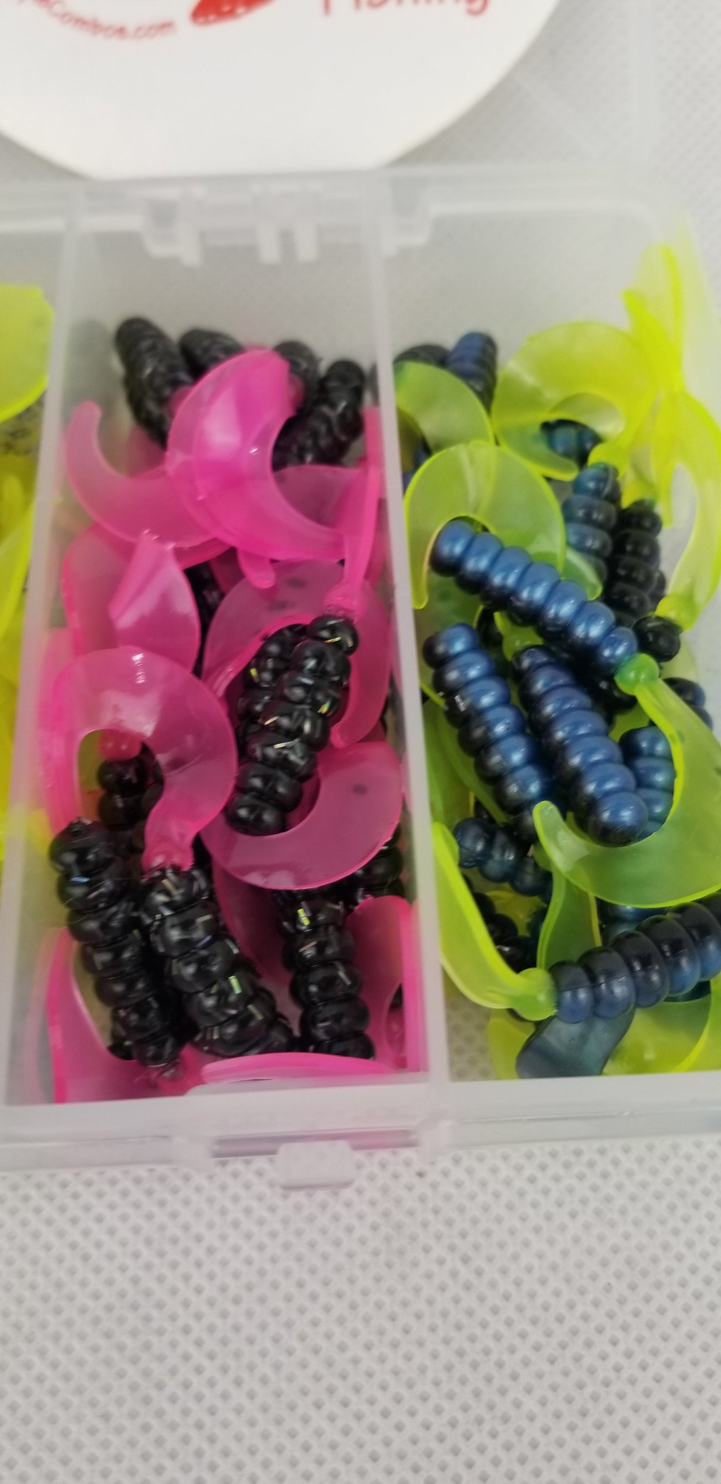 Cam's Complete All Plastic  Curly Tail [Hologram Flake] Assortment Package Kit