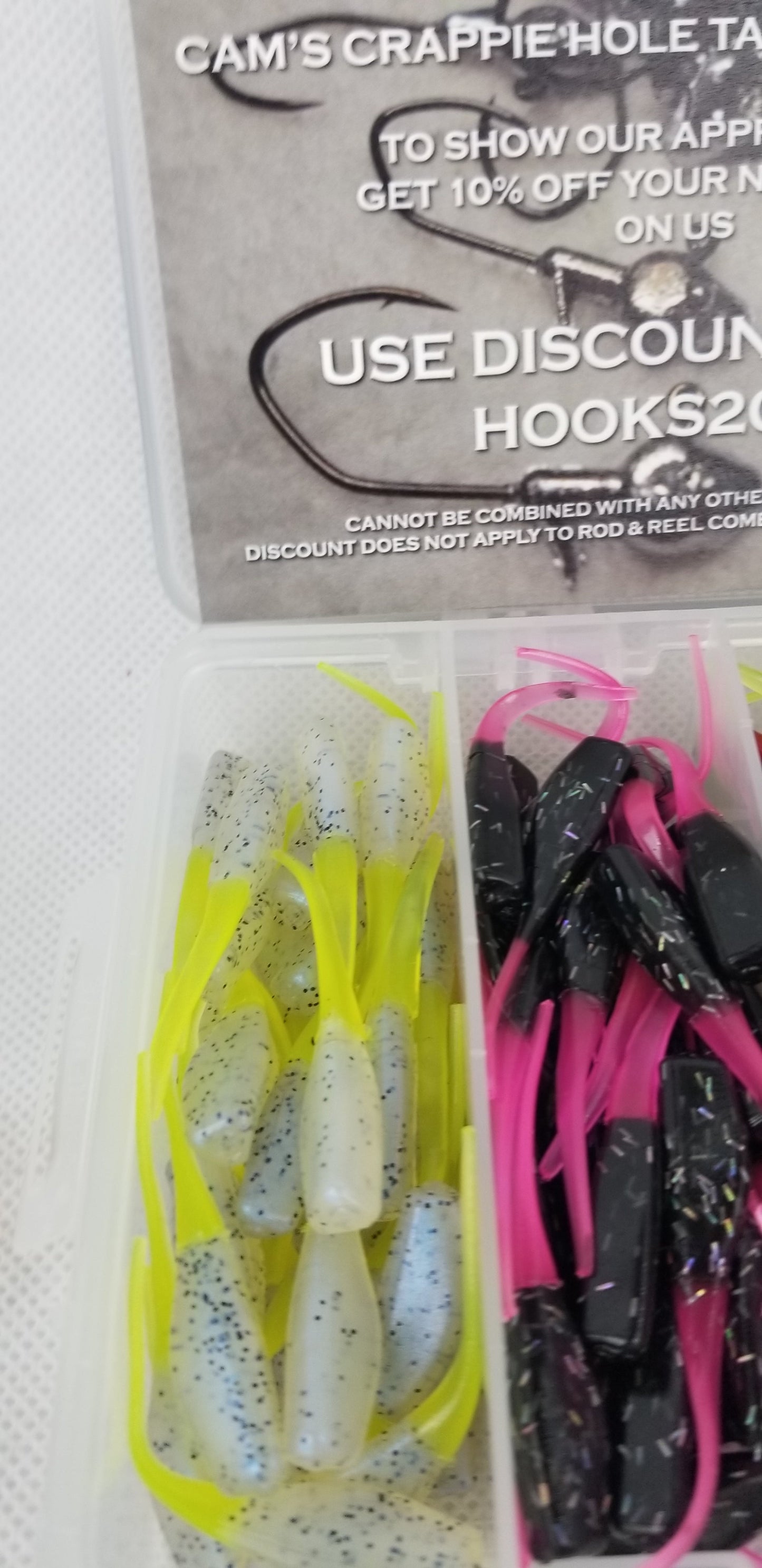 Cam's Complete All Plastic Stinger Shad [Hologram Flake] Assortment Package Kit
