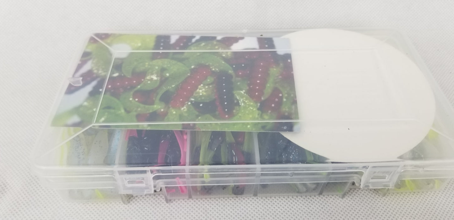 Cam's Complete All Plastic Stinger Shad [Hologram Flake] Assortment Package Kit