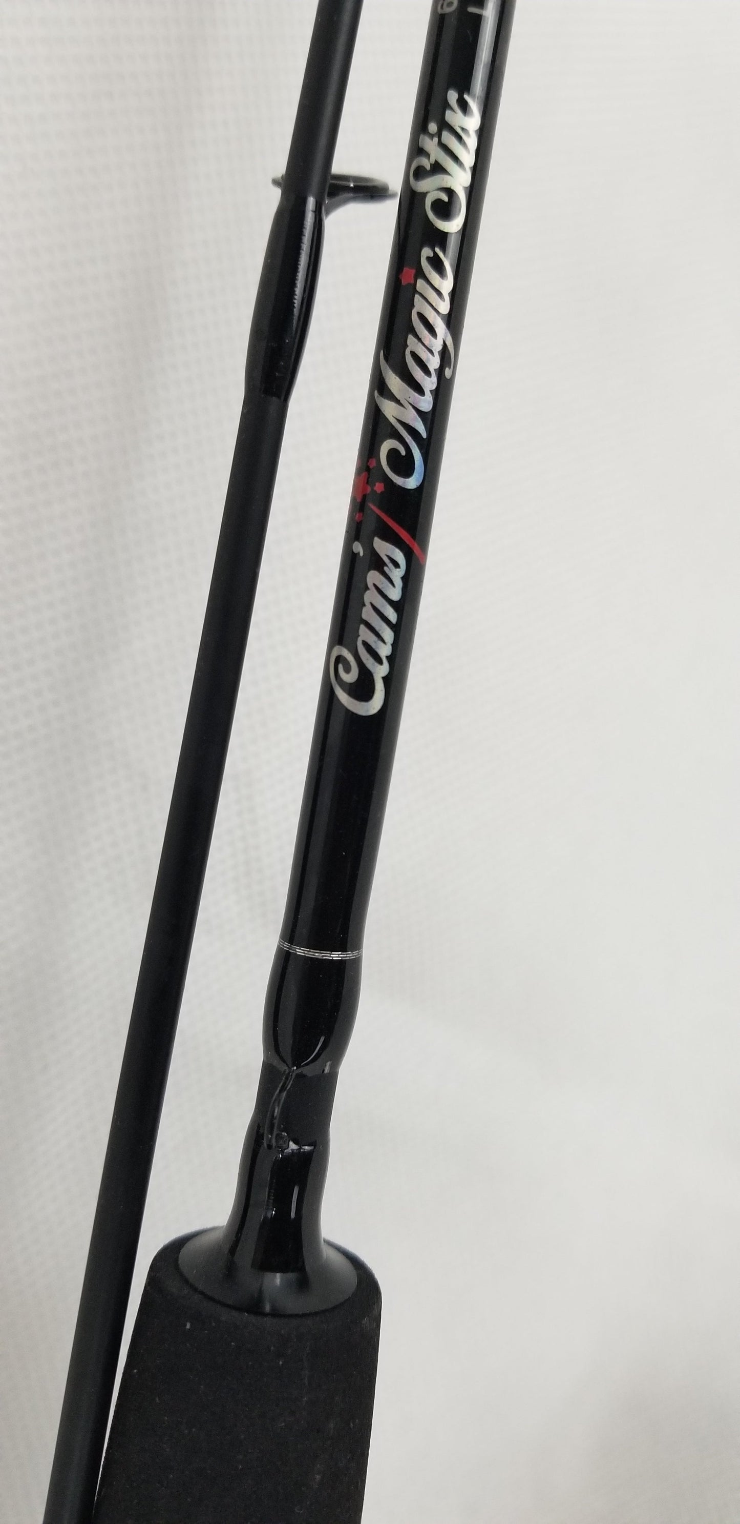 Cam's 6'0  (8+1) BB Black & Red "War Horse" Magic Stik Rod & Reel Combo