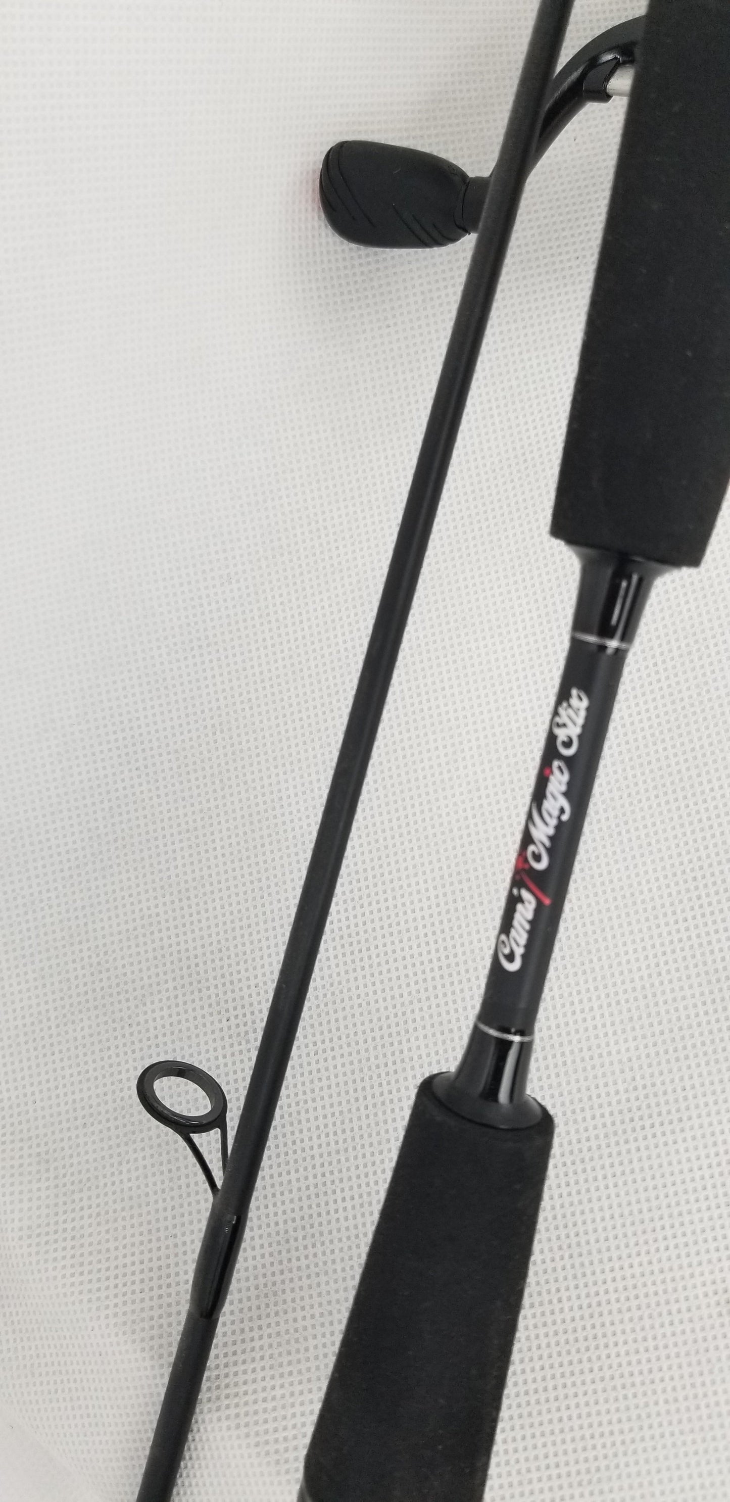Cam's 6'0  (8+1) BB Black & Red "War Horse" Magic Stik Rod & Reel Combo