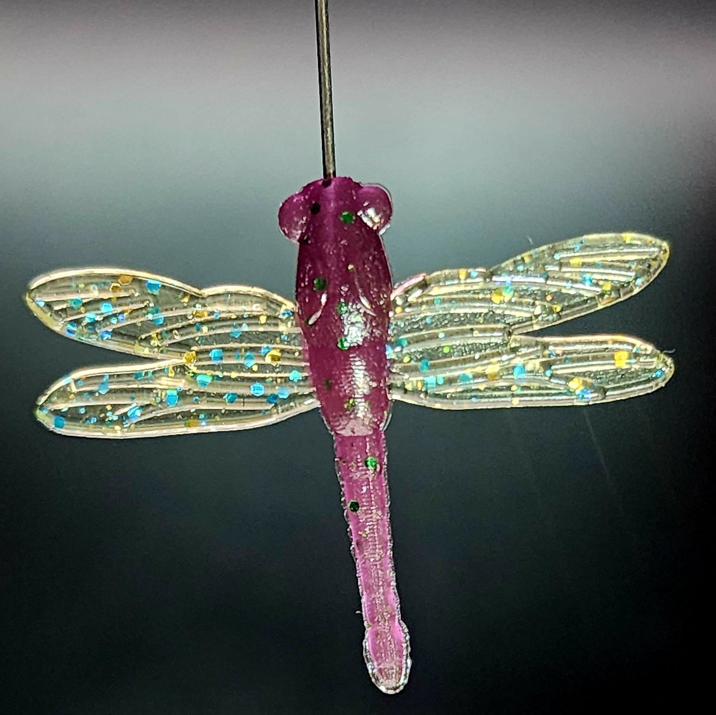 Jar of 1" Floating Dragonfly "The Skeeter Hawk"