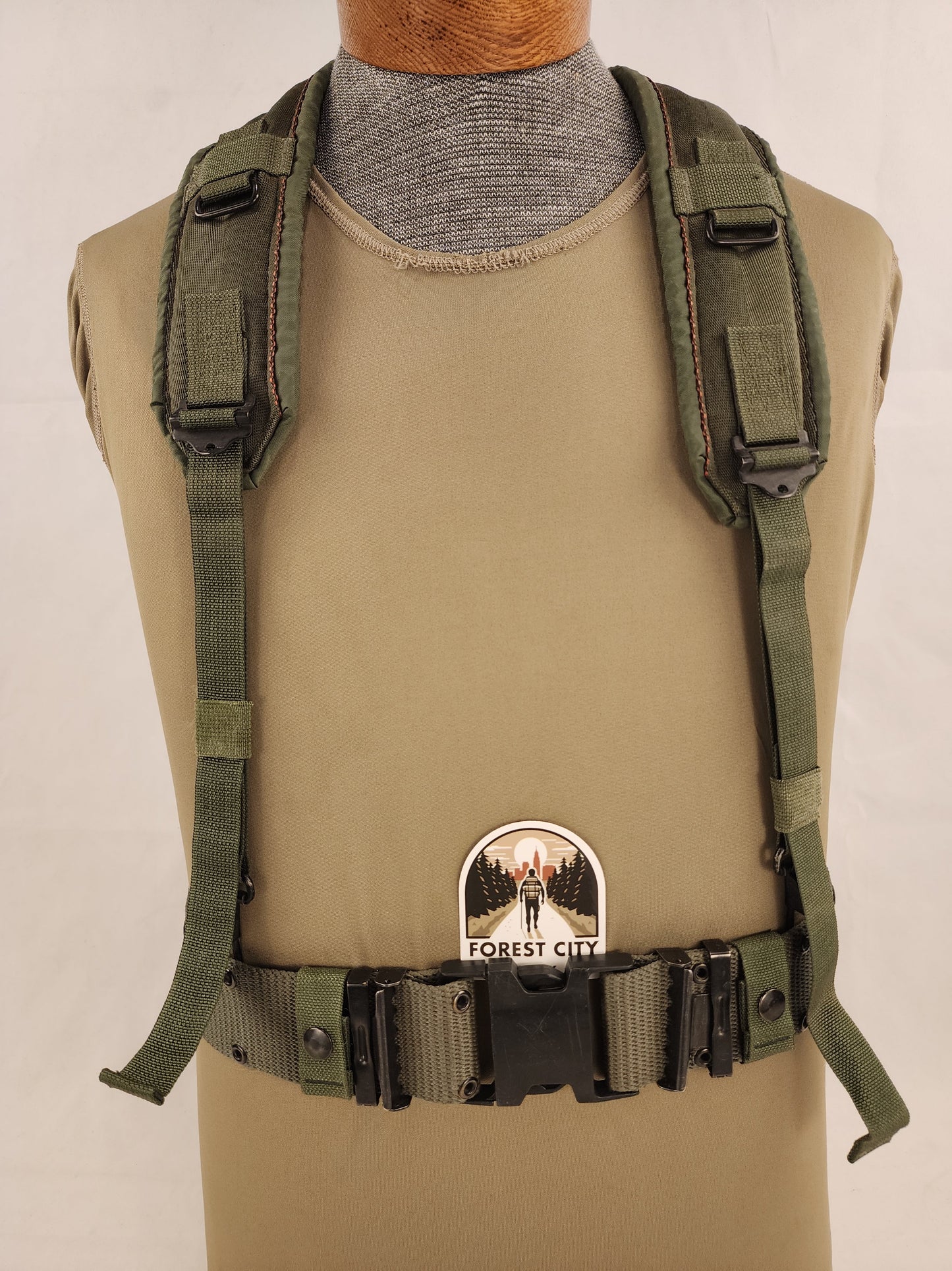 Suspenders with Alice Belt - Green