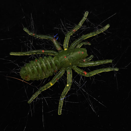 Hairy 1" Micro Spider Bait "The Writing Spider"