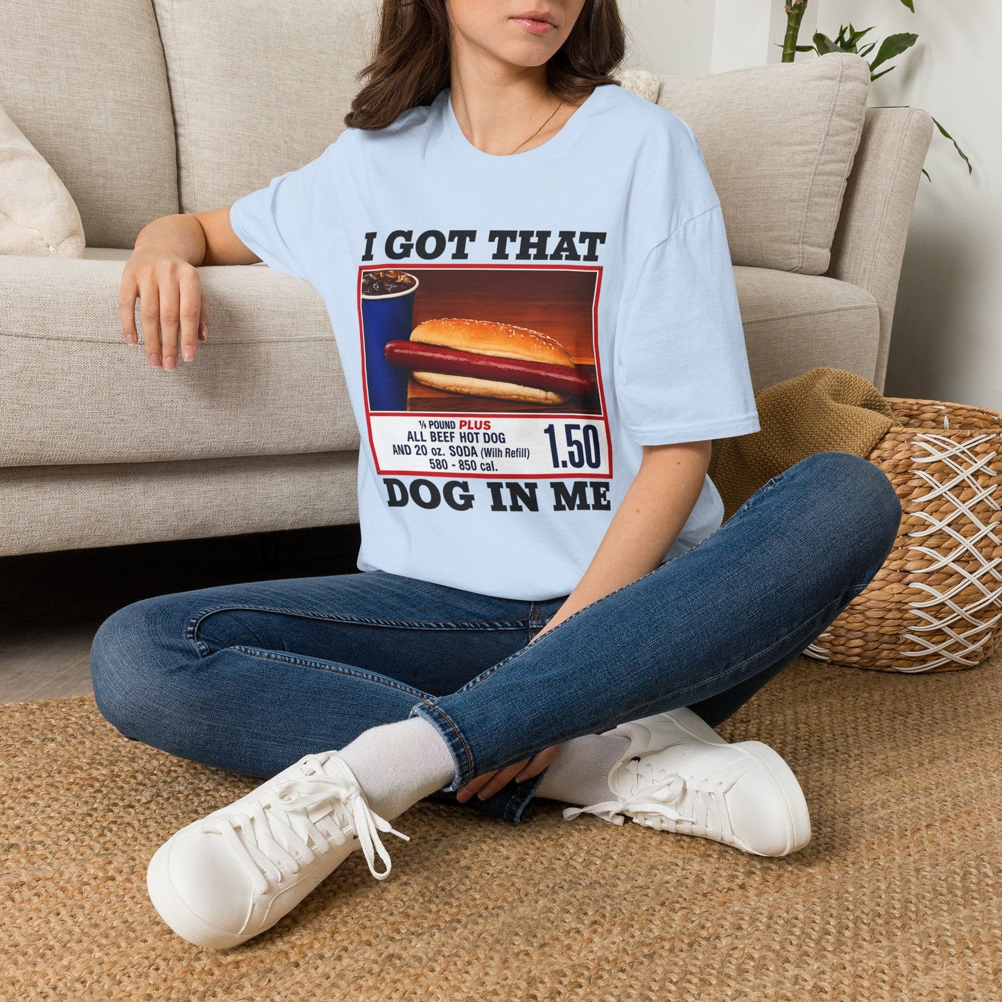 T-Shirt — 'I Got That Dog' Vintage Grocery Graphic Tee
