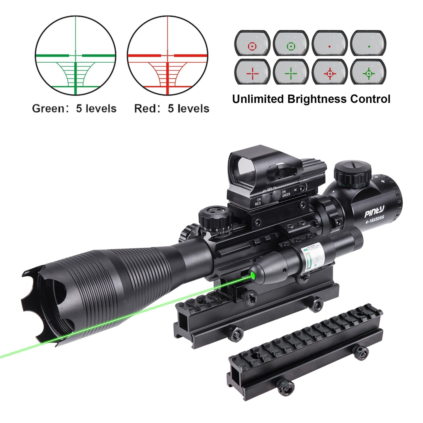 Pity Nova 4-16x50mm Rifle Scope Combo