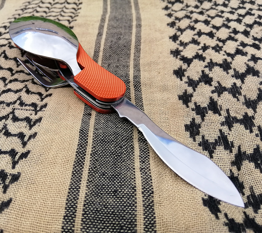 M-Tac Folding Two-Piece Cutlery Set