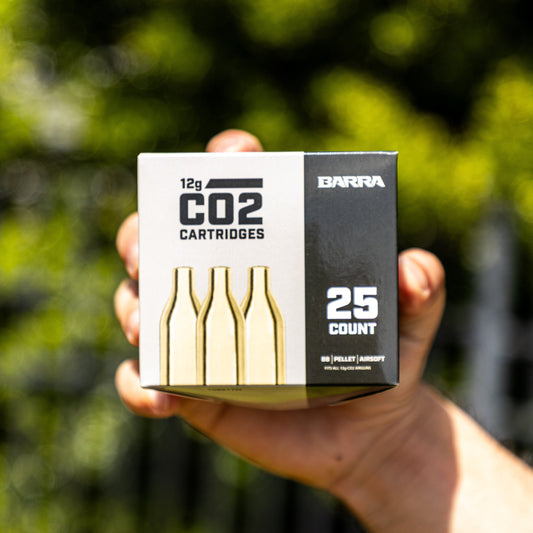 12 Gram CO2 Cartridges - 25 Count