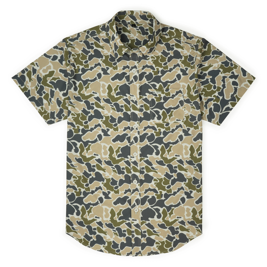 Performance Button Up - Marsh Duck