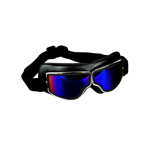 Vintage Leather Motorcycle Goggles